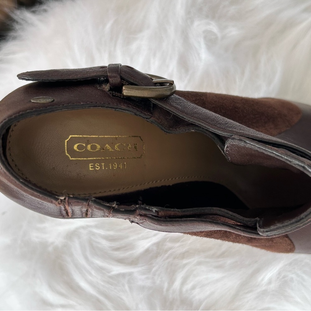 Coach Adrina Leather and Suede Stiletto - Picture 8 of 8